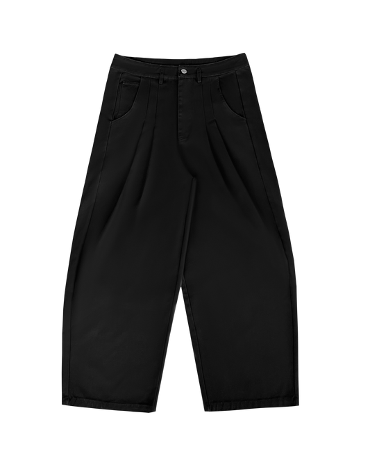 CONSTRUCTION PLEATED PANTS