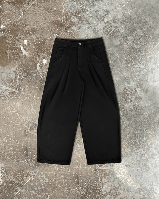 CONSTRUCTION PLEATED PANTS